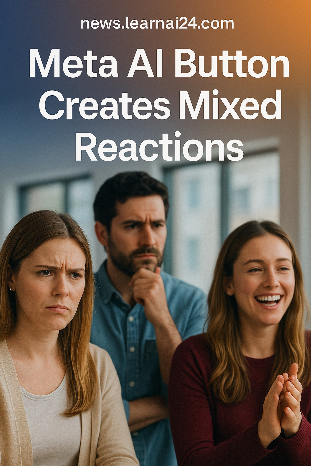 Meta AI reactions on social media